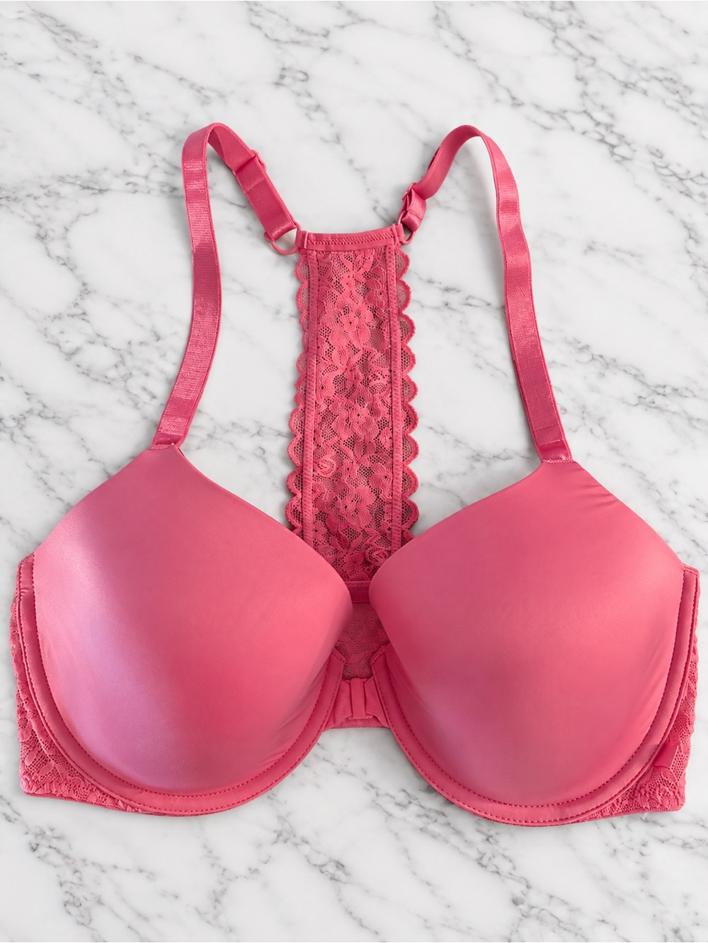 Victoria’s Secret Pink Lace Racerback T-Shirt Bra - Women's Intimates